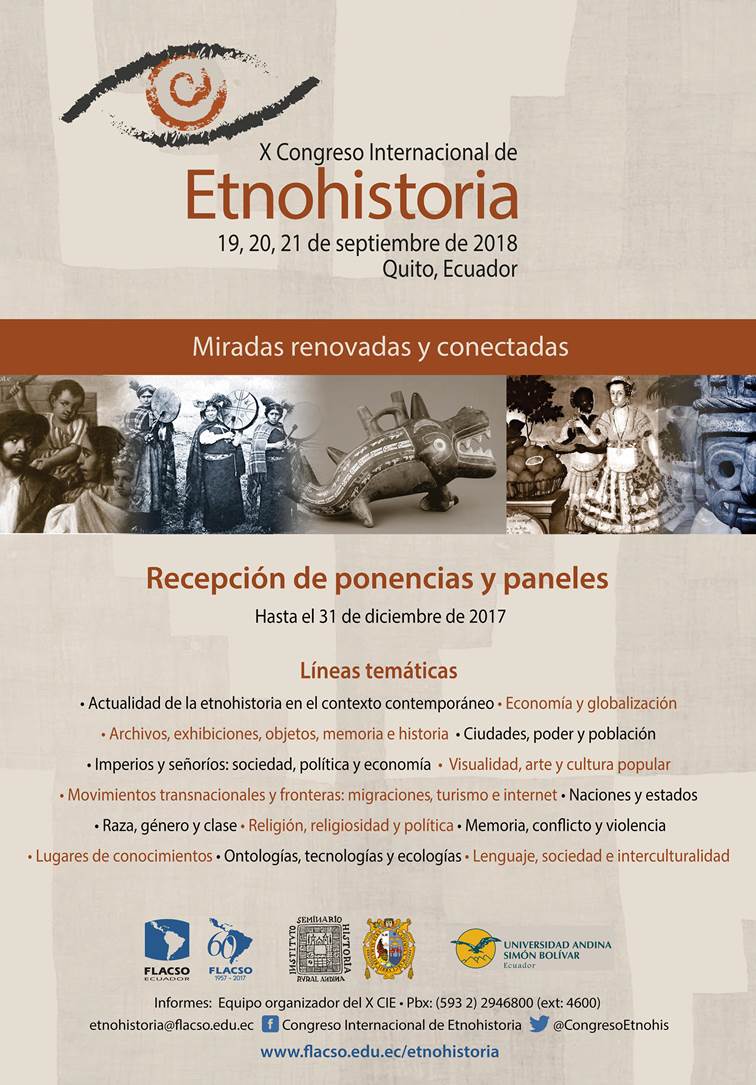 X Congreso Internacional de Etnohistoria