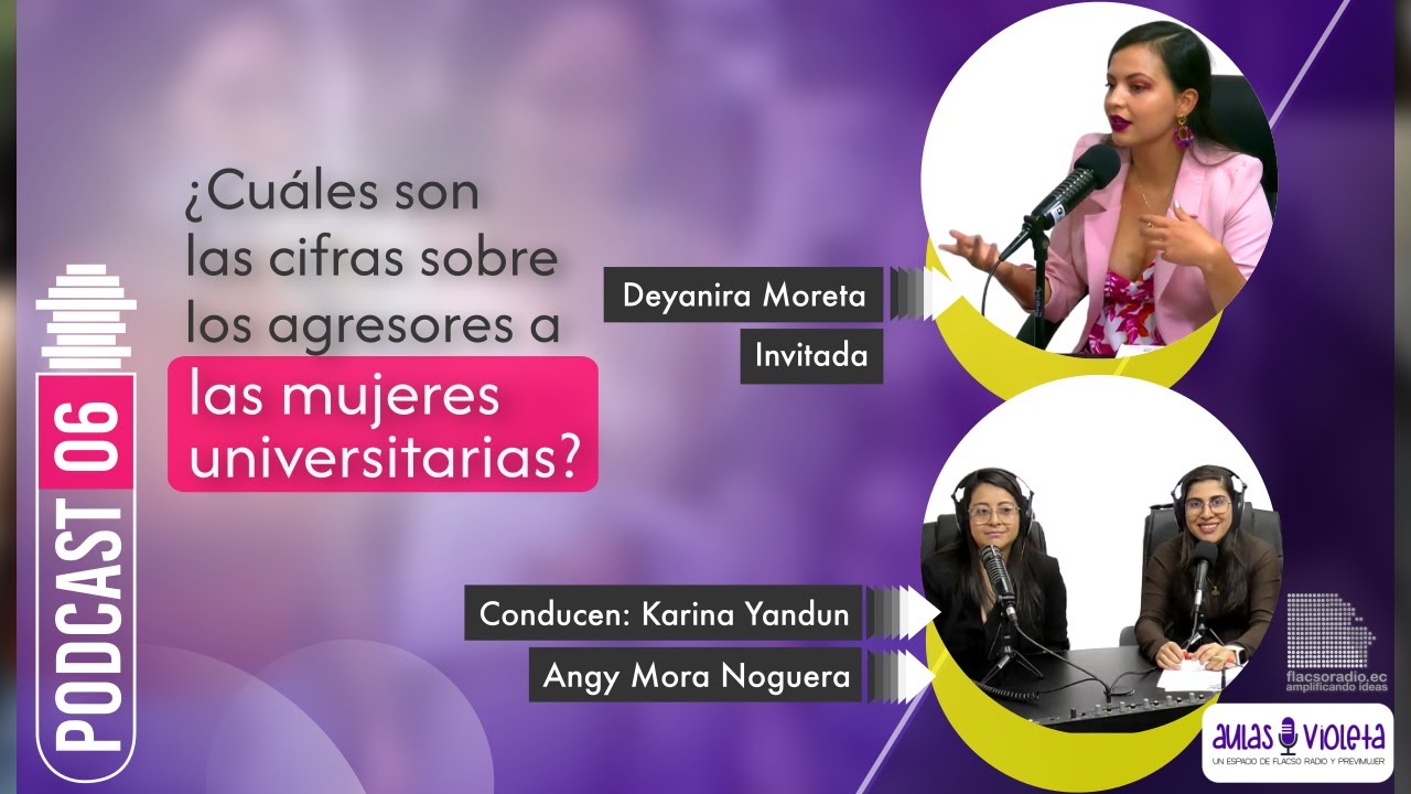 ¿Cuáles son las cifras sobre los agresores a las mujeres universitarias? | Podcast 06 Aulas Violeta