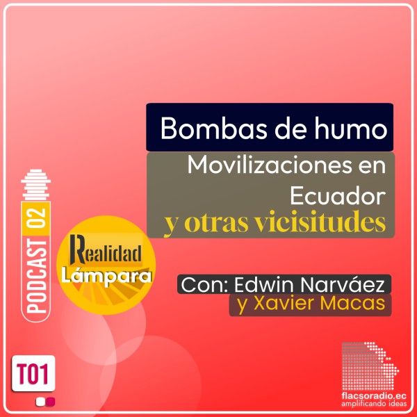 Bombas de humo, movilizaciones en Ecuador y otras vicisitudes | Podcast 02 #RealidadLámpara