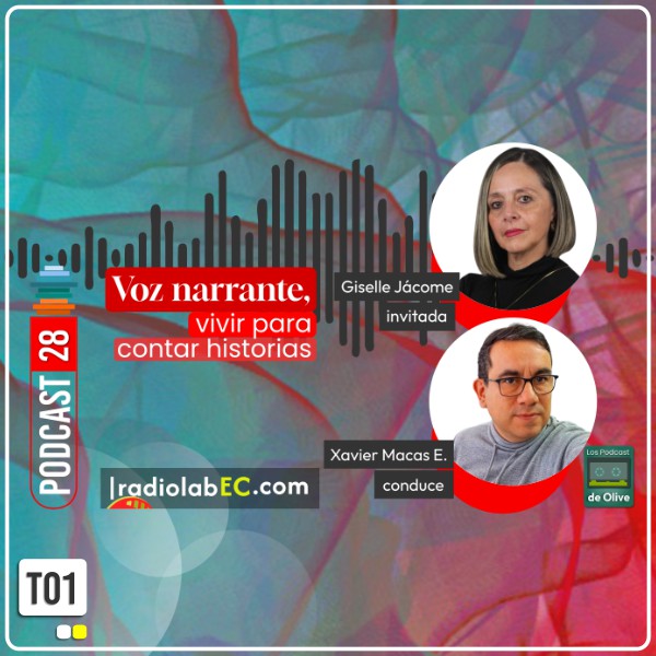 Voz narrante, vivir para contar historias. Podcast con Giselle Jácome | Podcast 28 #LosPodcastDeOlive