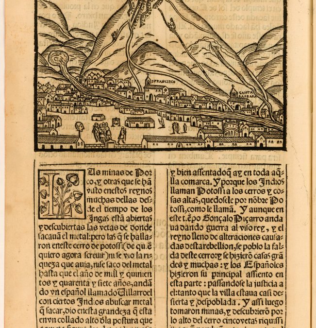 Cerro rico de Potosi por Cieza de León